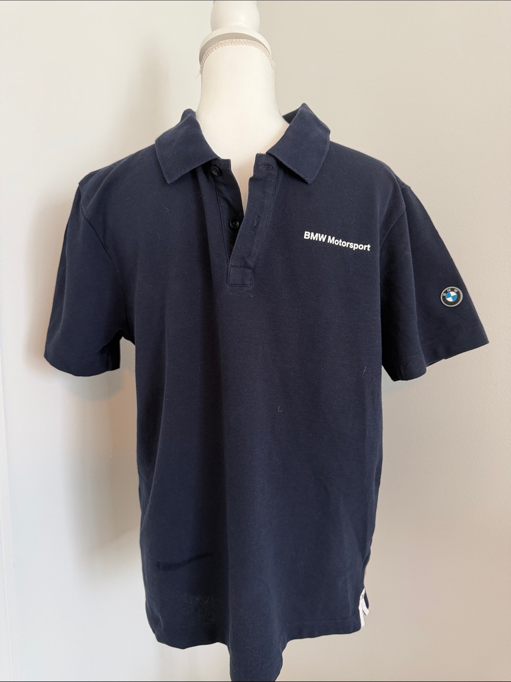 BMW Motorsport Navy Blue Polo Shirt